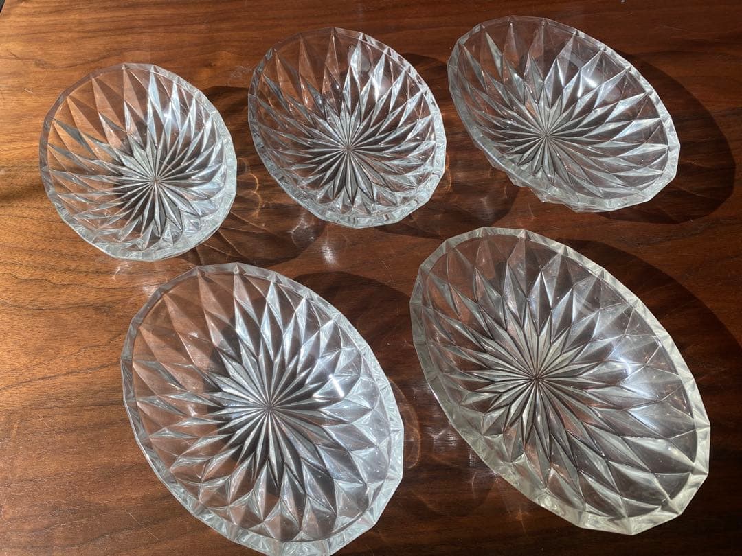 70年前のガラス製品　５個セット