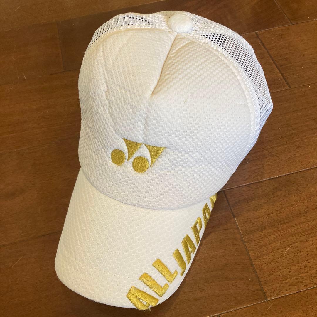 YONEX ALLJAPANキャップ インターハイ白金