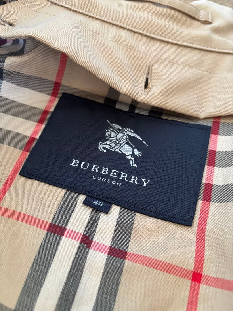 【本物・未使用】バーバリー BURBERRYハニーベージュトレンチコート