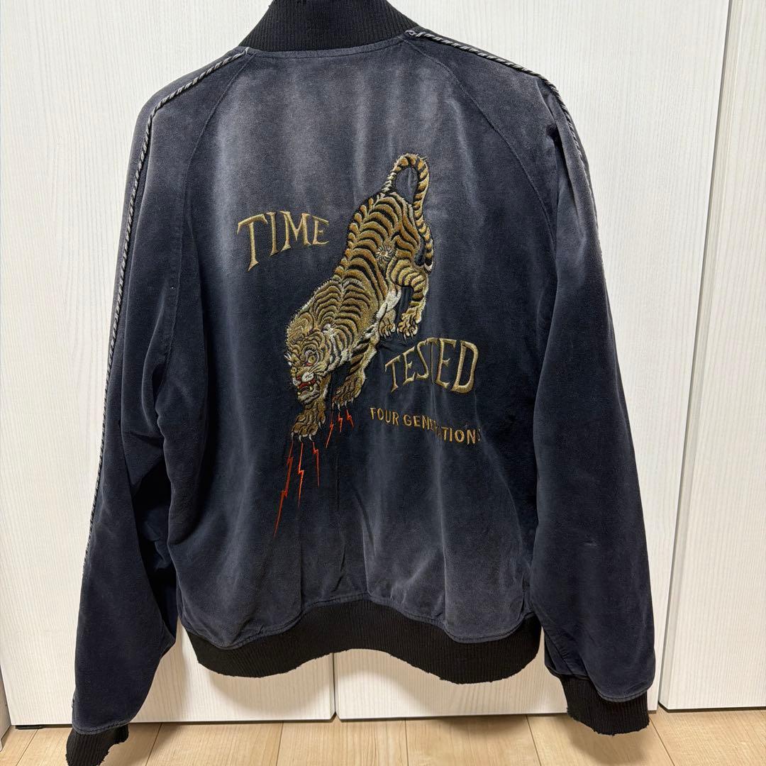 週末値引き【新品未使用／完売Schott × TSUBASAスカジャン M刺繍