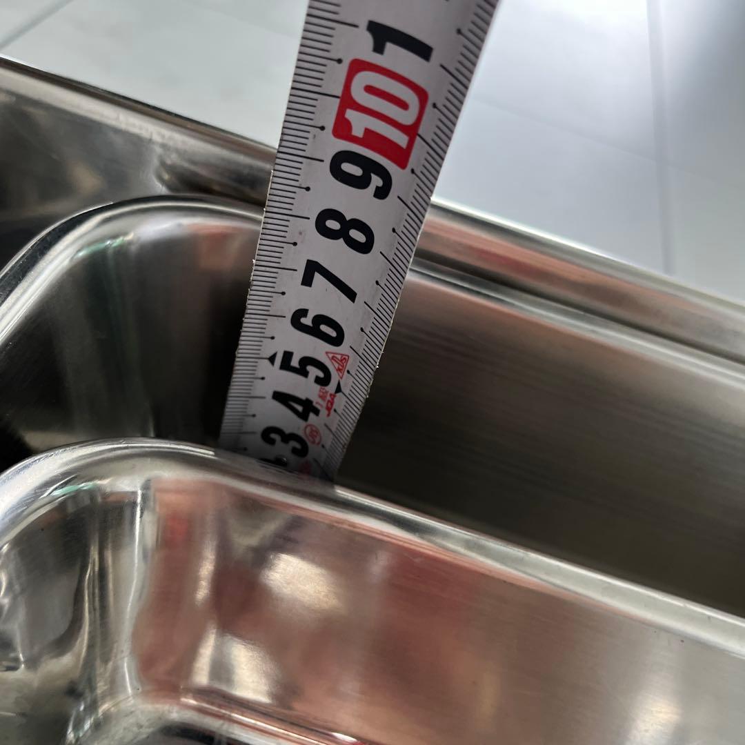 ステンレス製 深型組バット 業務用　まとめ売り