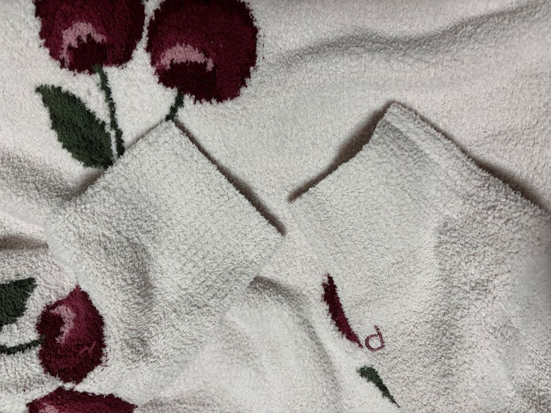 gelato pique チェリージャガードカーディガン ピンク