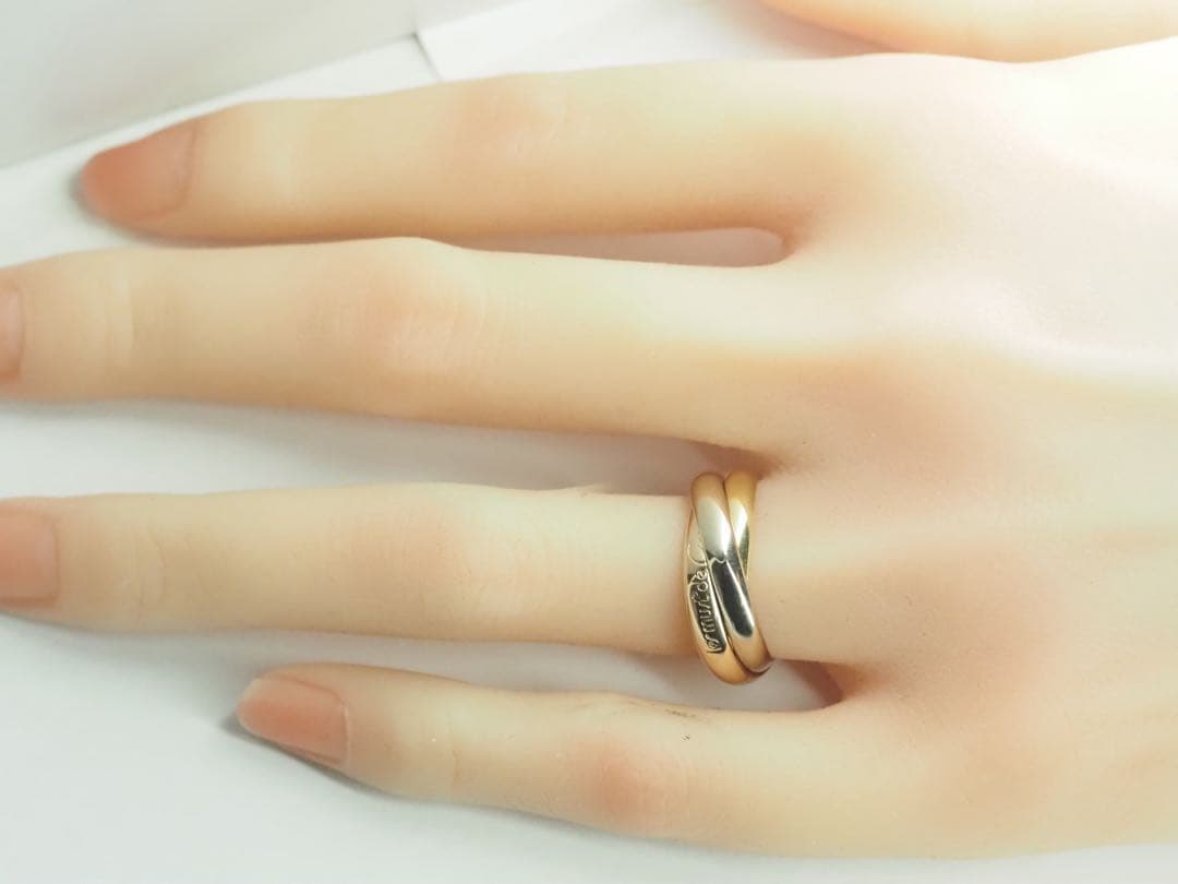 カルティエ　トリニティリング 750YG/WG/PG 53号(12.5号)