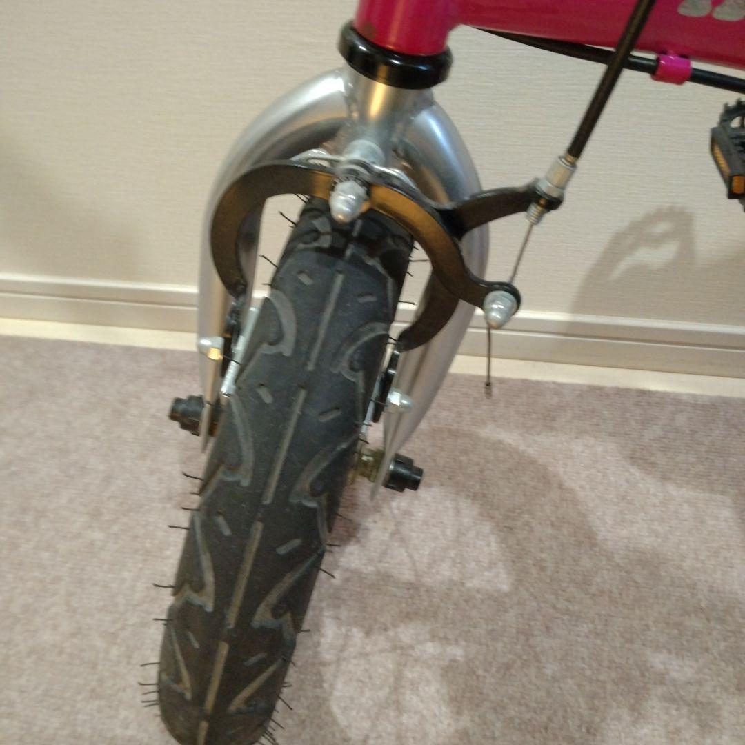 へんしんバイク　ピンク　１２インチ