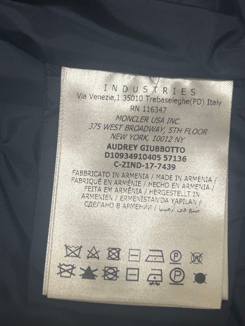 MONCLER AUDREY GIUBBOTTO コート ジャケット レディース