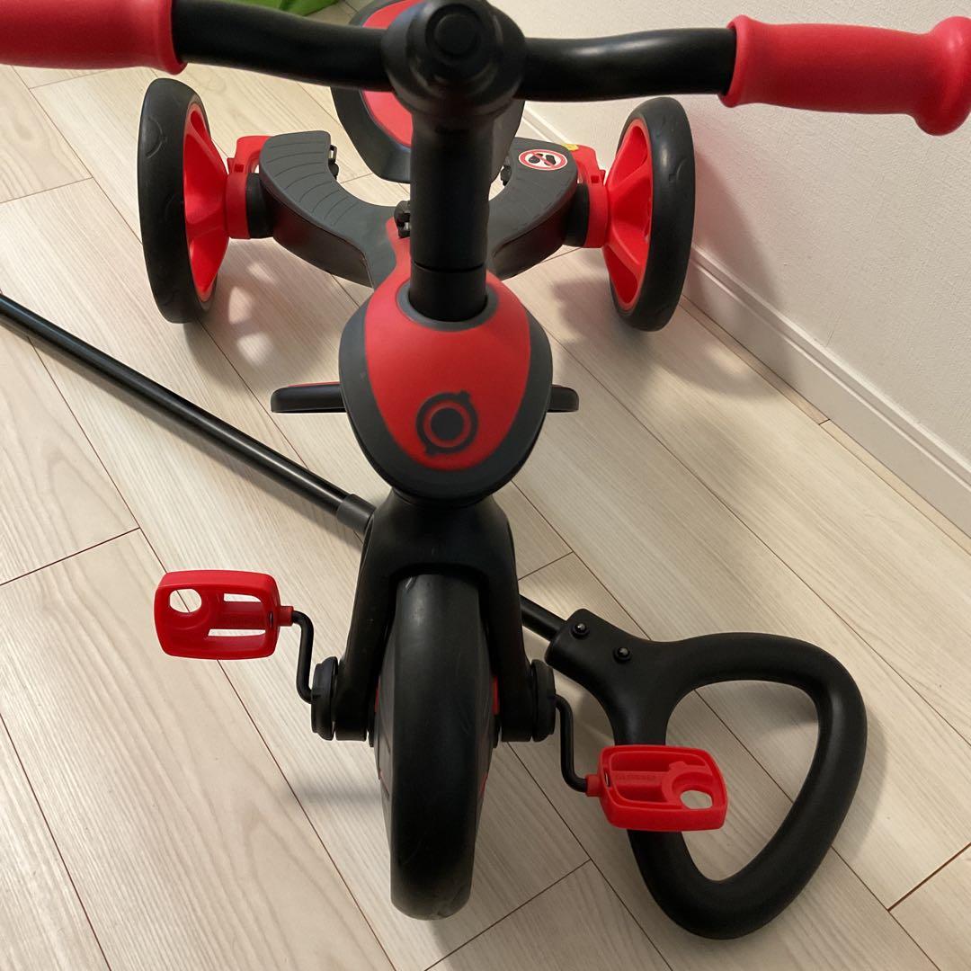 美品　GLOBBERグロッバー エクスプローラー トライク 3in1 レッド　赤