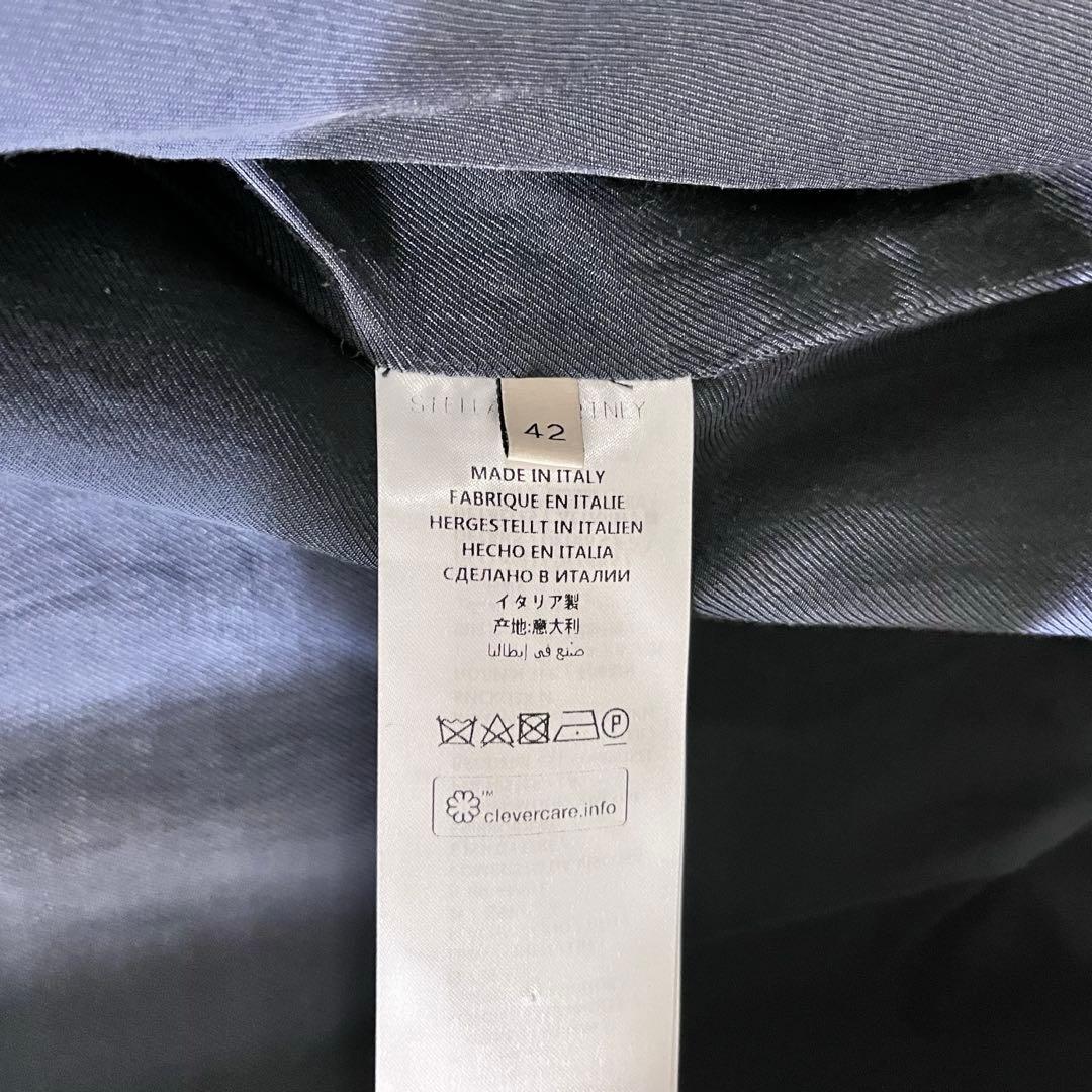 美品 STELLA McCARTNEY スカジャン 42 ネイビー