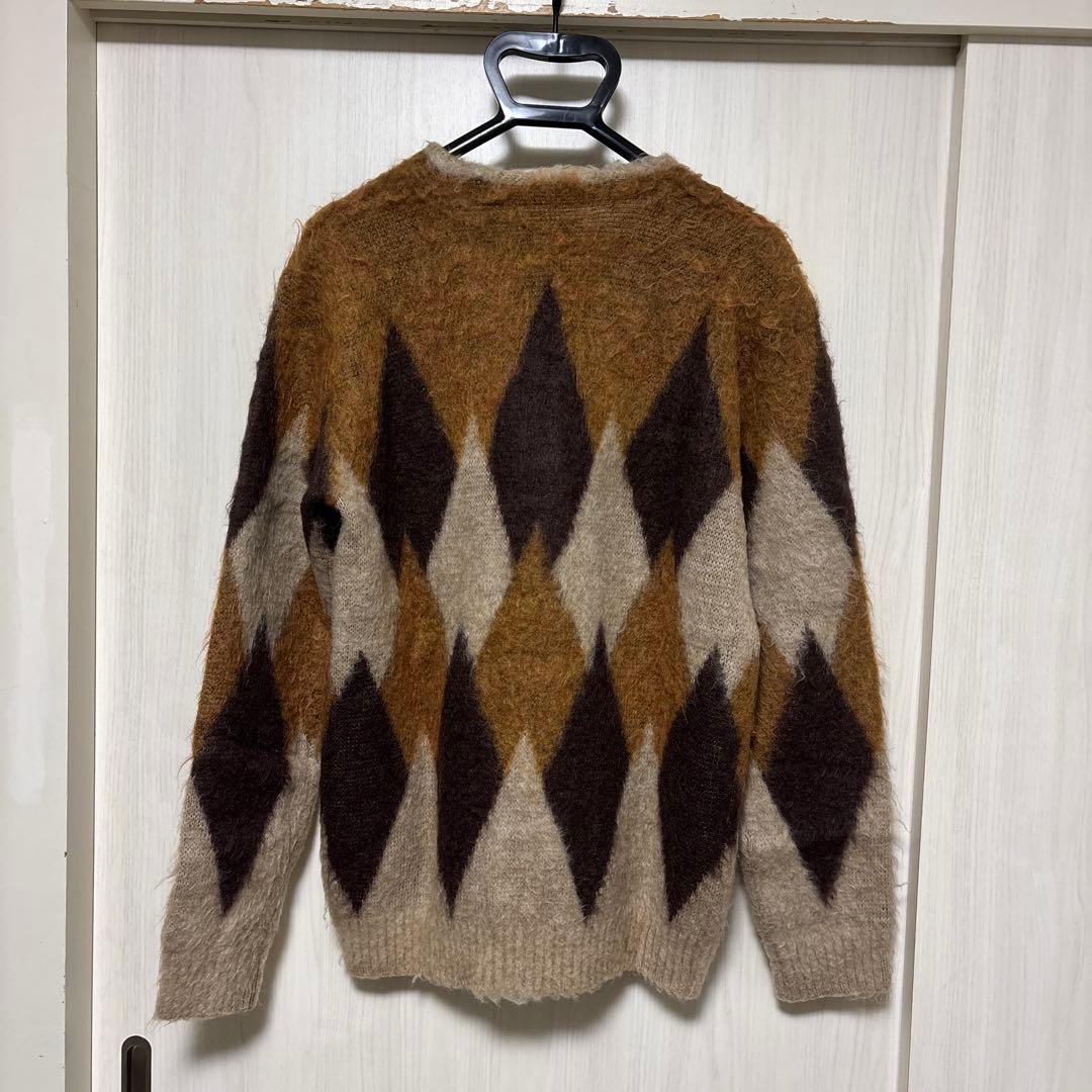 Needles アーガイル柄　カーディガン Sサイズ