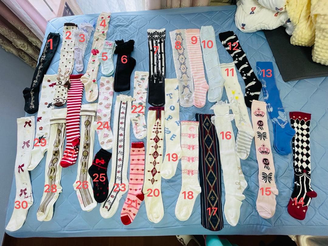 ロリィタ オーバーニー(セット5足9900)どれでもok