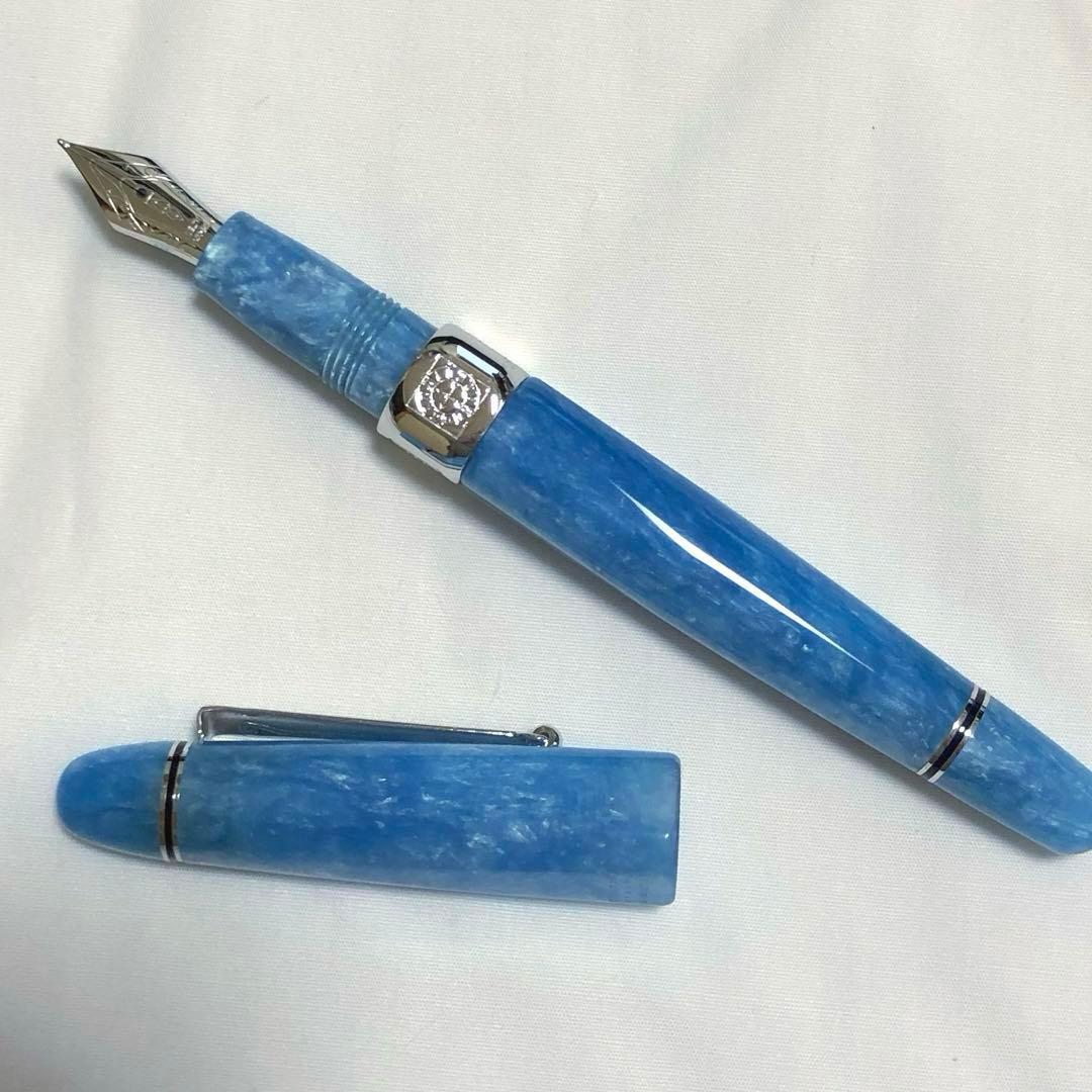 デルタ万年筆　カプリコレクション　ラ・ピアッツェッタ　スカイブルーM