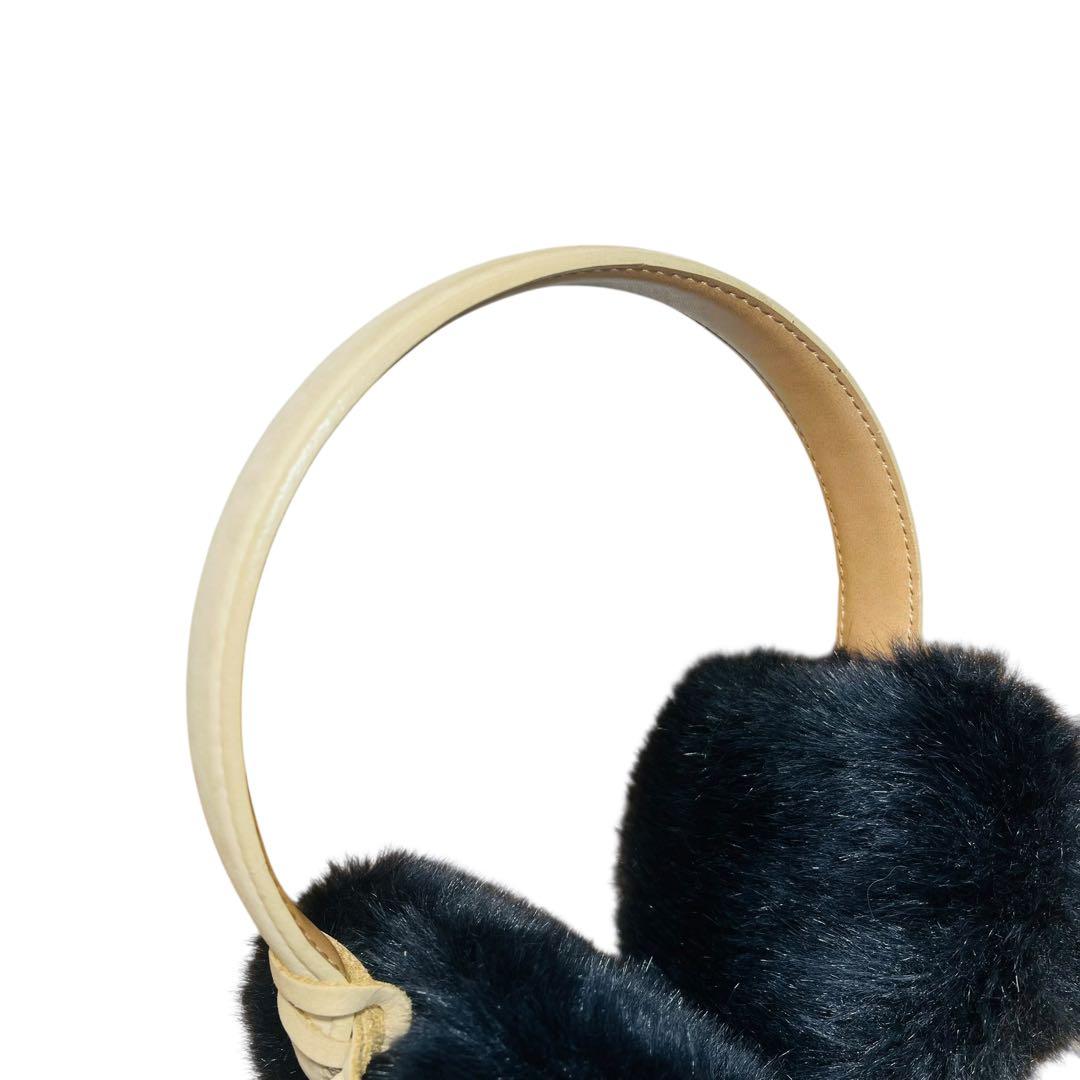 【美品】ヴィヴィアンウエストウッド イヤーマフ 耳当て ファー レザー