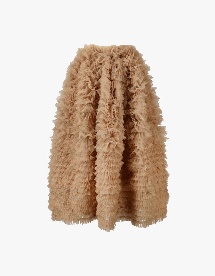 Bibiy. チュールスカート　ベージュ