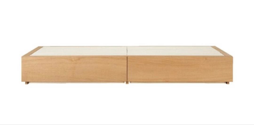 MUJI 収納ベッド・ダブル・オーク材