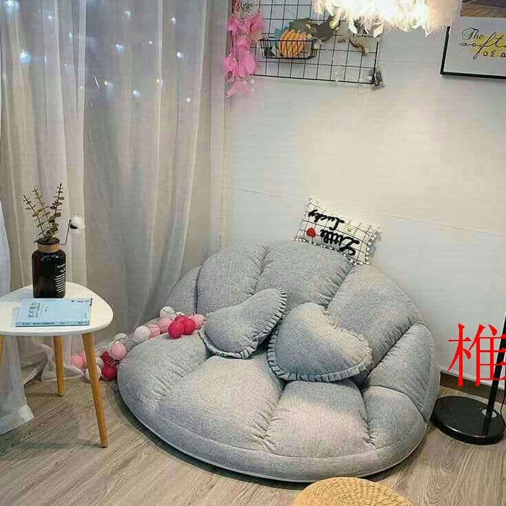 寝室二人ベッド折りたたみシングルバルコニー小さなソファー:W