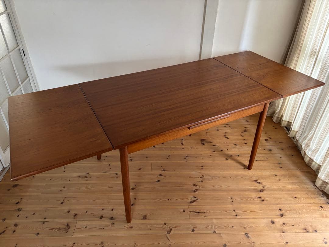 北欧ヴィンテージ　デンマーク　ドローリーフテーブル