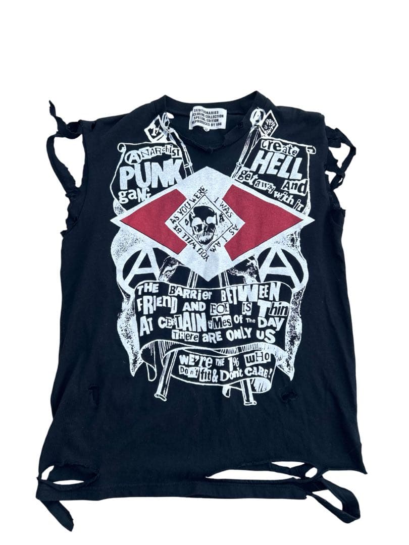 f*k様 SEDITIONARIES 666 アナーキストパンクタンクトップ
