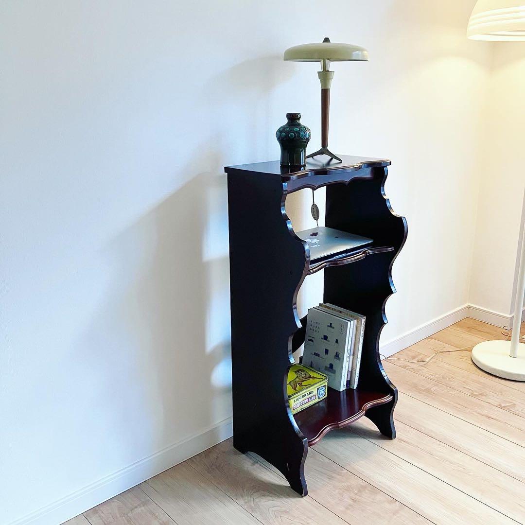 サイドテーブル　ラック　古道具　古家具　電話台　ブロカント　レトロビンテージ