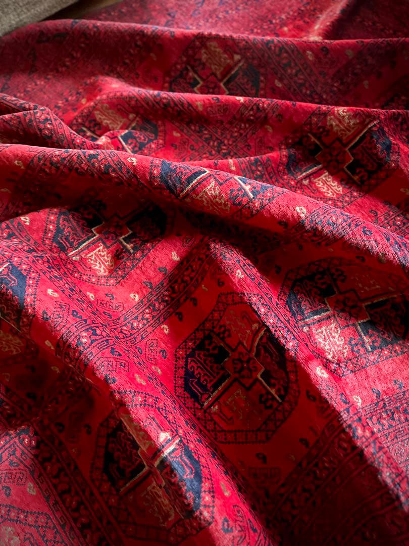 トライバルラグ　ヴィンテージラグ　トルクメン　エルサリ　プリミティブアート　美品