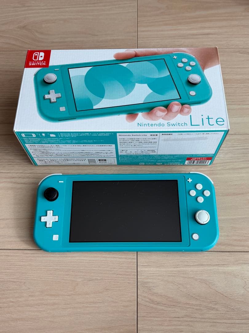 Switchライト ターコイズブルー【画面傷なし✨】