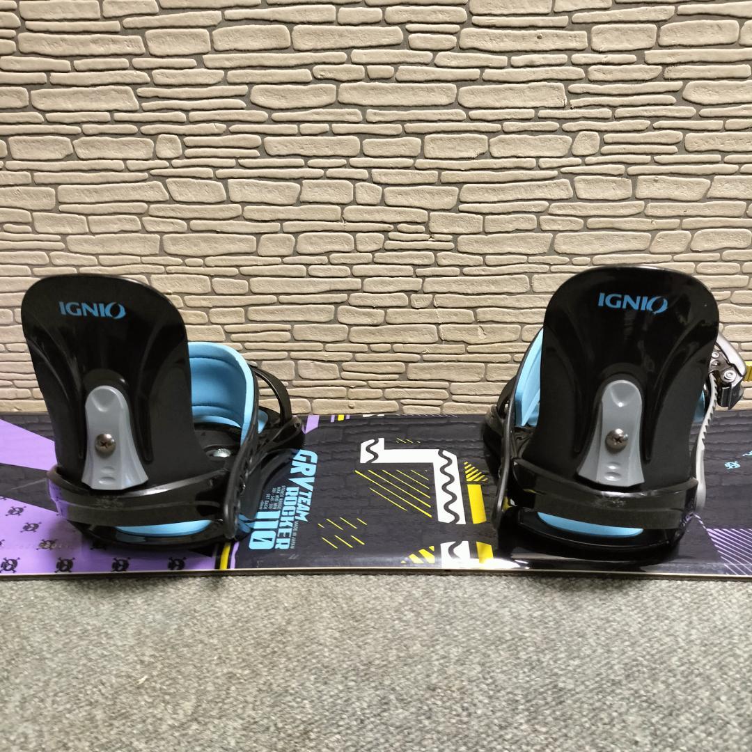 キッズ・ジュニアスノーボードセット 110cm IGNIO / ブーツセット