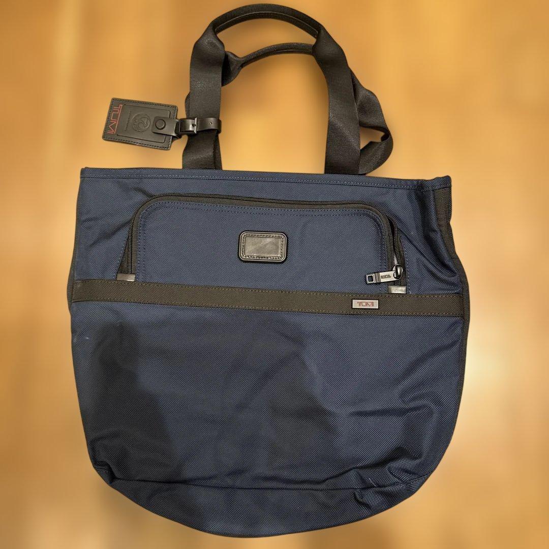 TUMI トゥミ　ネイビー ナイロントートバッグ