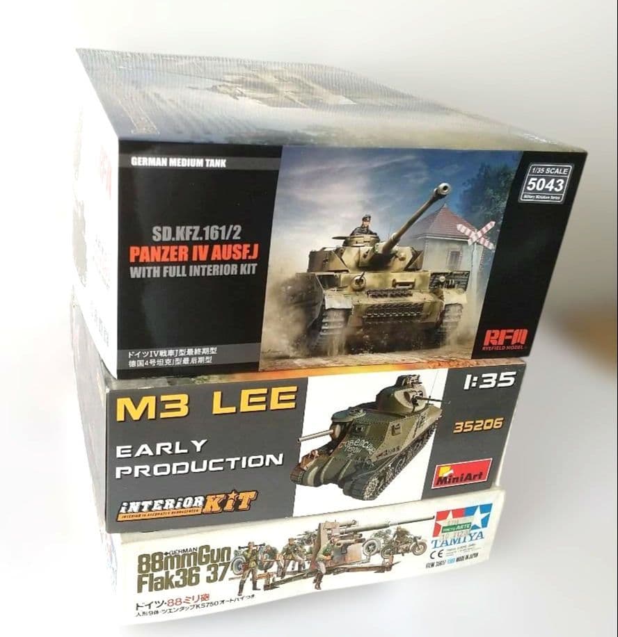 グ*ム様 戦車プラモデルキット3点セット