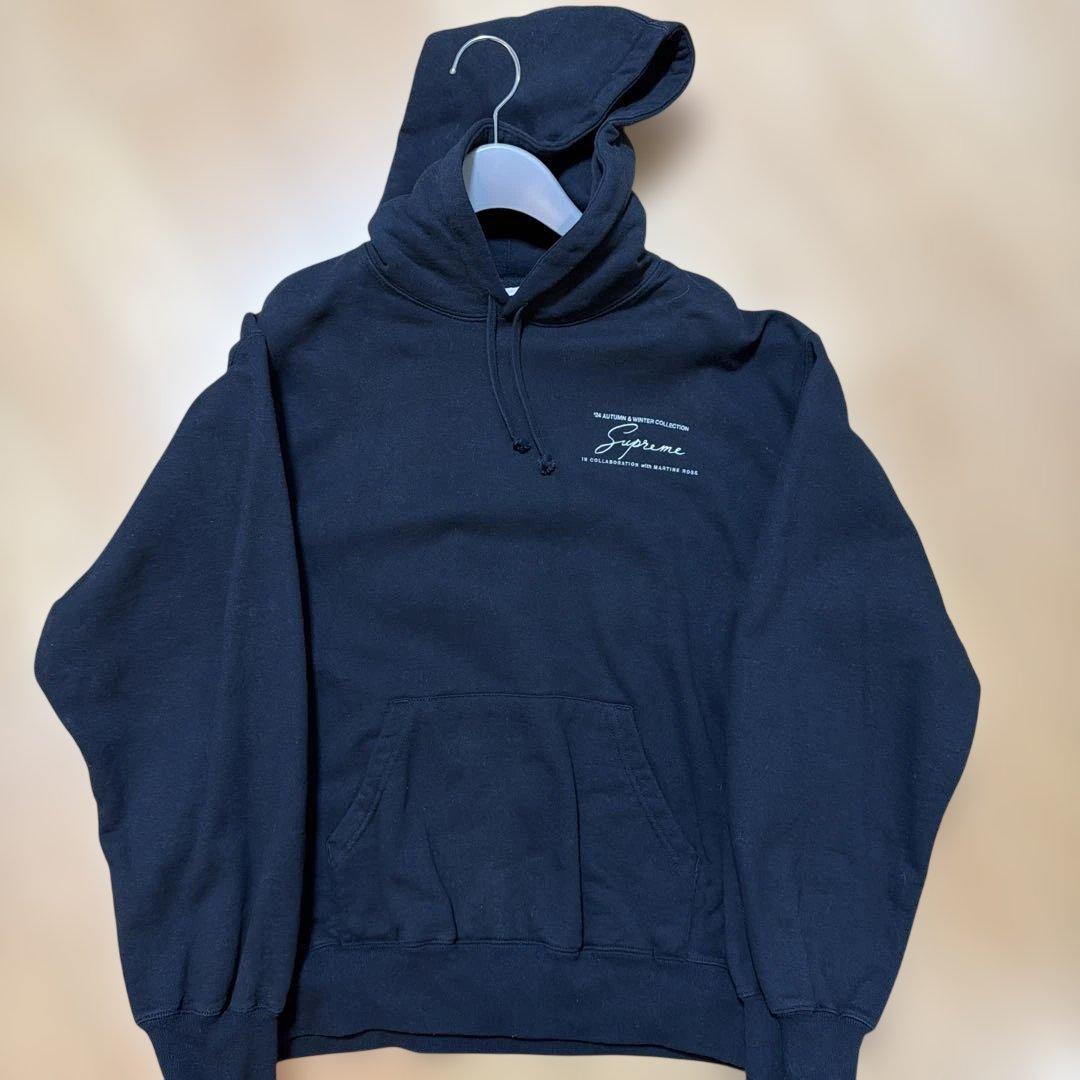 Supreme Martine Rose コラボ パーカー ブラック