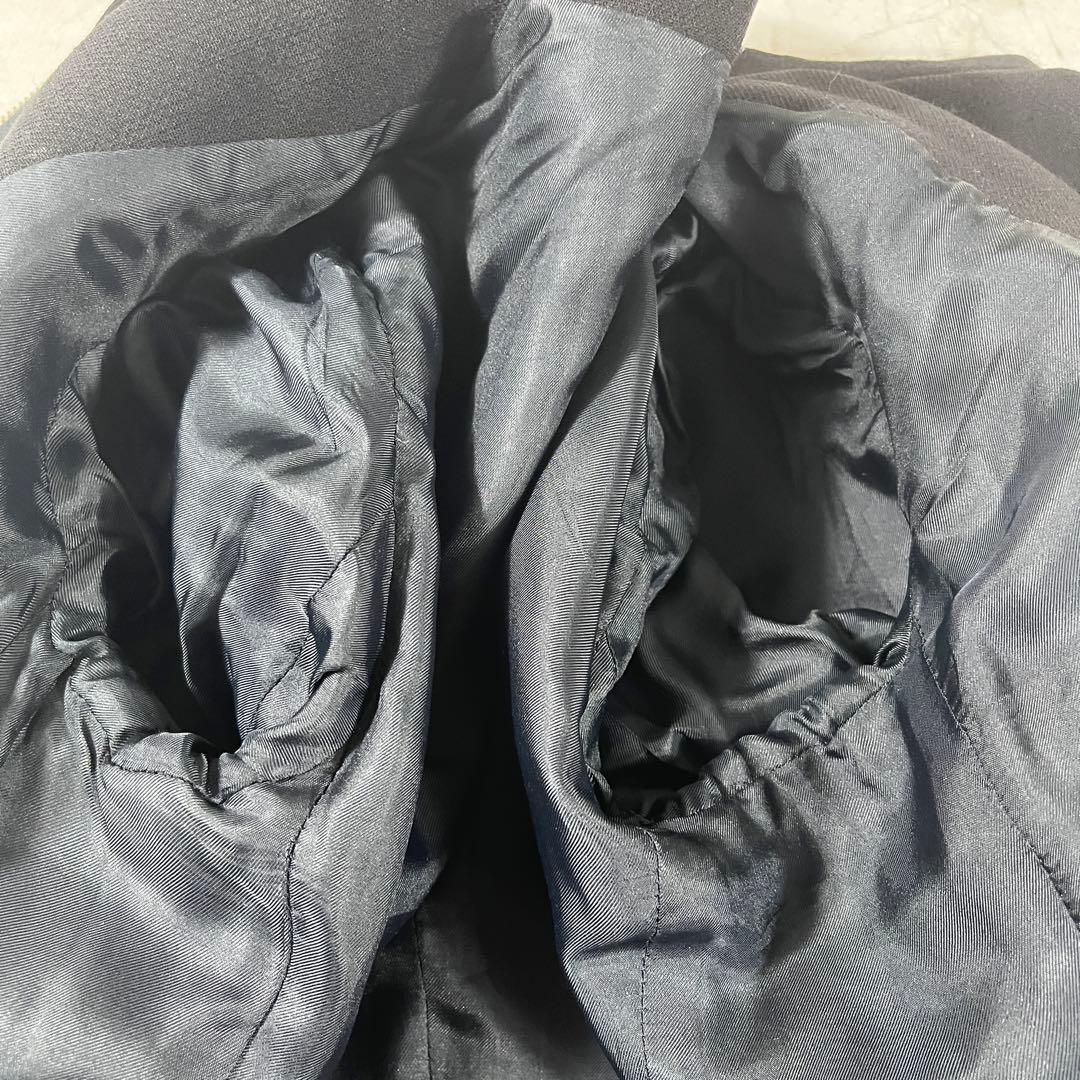 ✨美品 PRADA バージンウール ライダース シルク混 ブラック 38