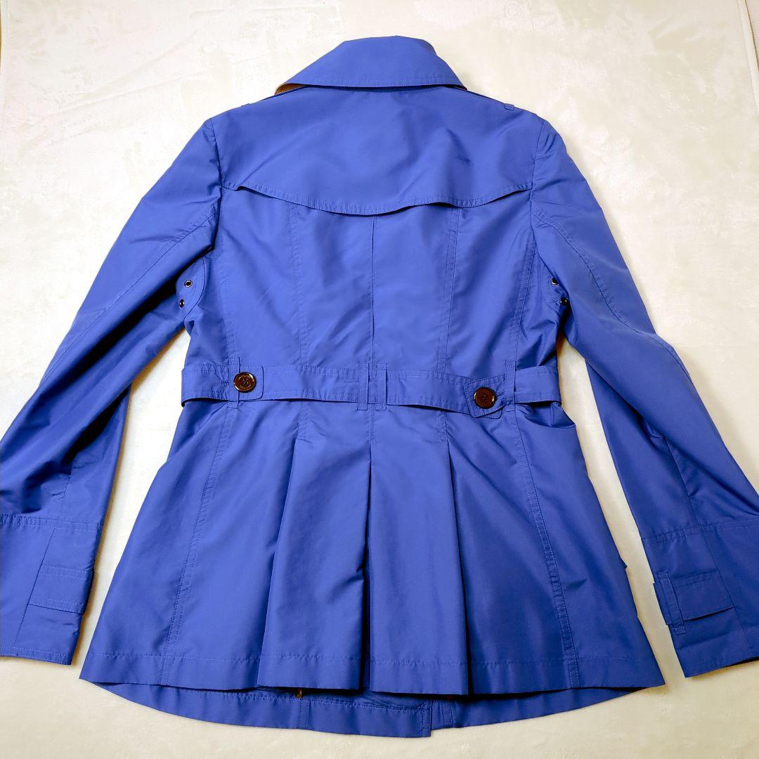 【極美品】BURBERRY ブルー スプリングコート BURBERRY 40