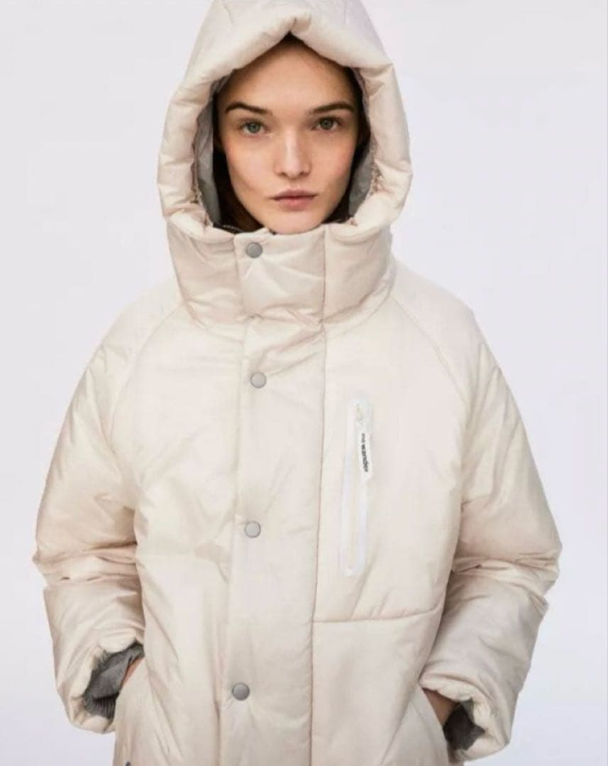 セール☆撥水&防風　新品 ZARA × and wander ロングダウンコート