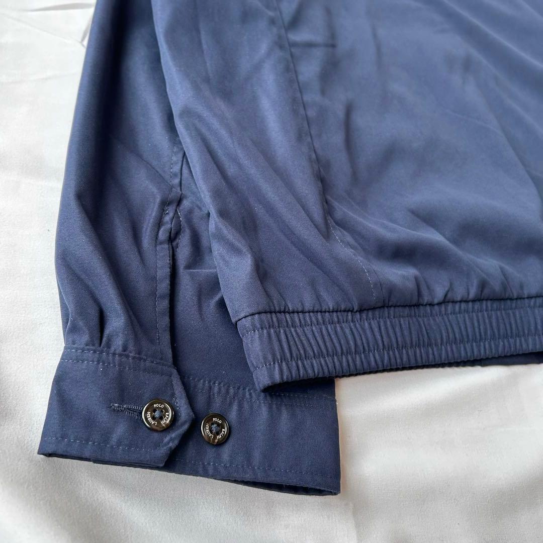 【美品】ポロラルフローレン 現行 スイングトップ ネイビー L ポニー 刺繍ロゴ