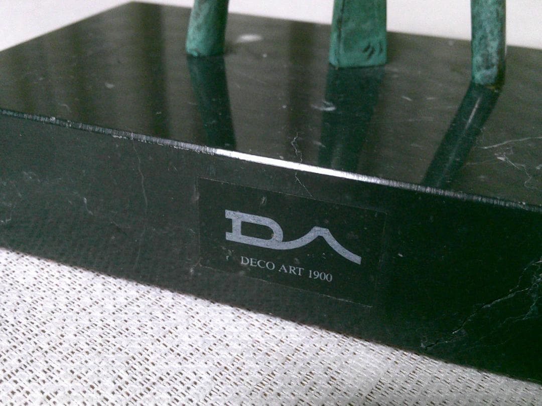 アンティーク モダン 【ブロンズ像 フラミンゴ】 デコアート 20cm 2kg