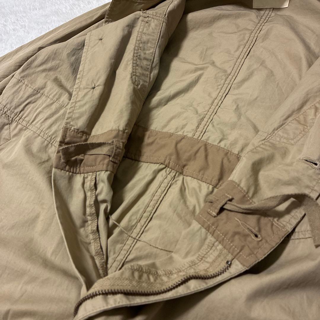 BEAMS BOY ビームスボーイ　ビックワークオールインワン　ベージュ