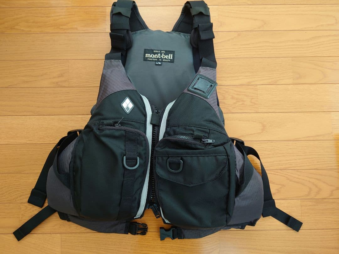 モンベル　ライフジャケット　アングラー　カヤックフィッシング