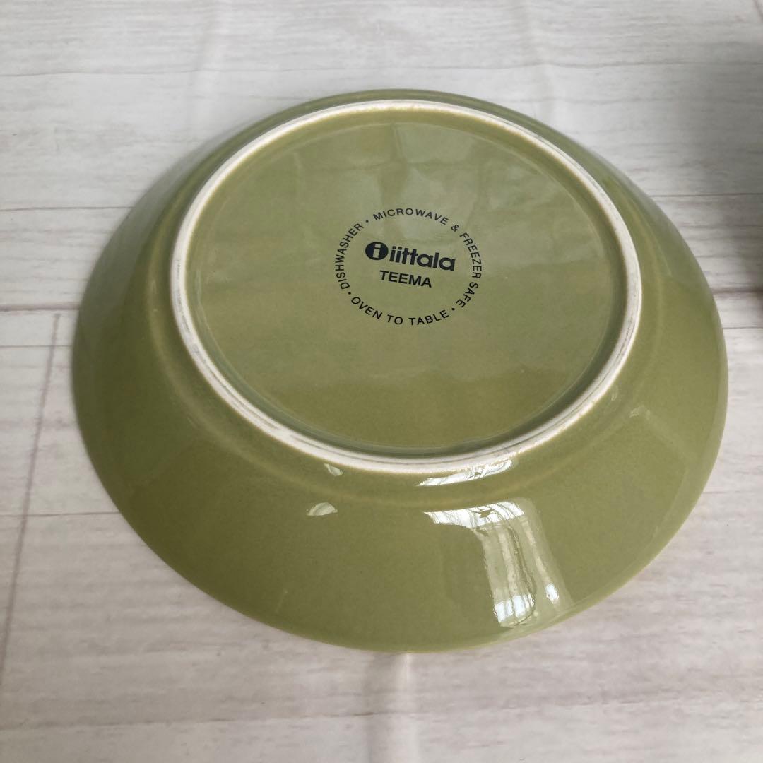 未使用　 TEEMA オリーブグリーン　カップ＆ソーサー　プレート