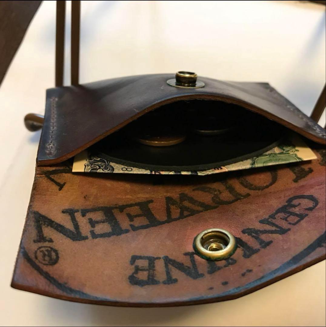 【レア】アッシュランドレザー ケース シェルコードバン