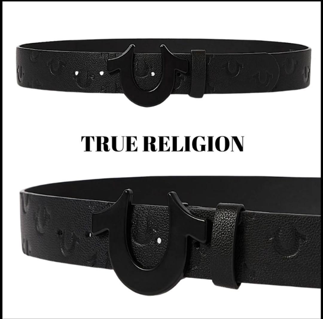 TRUE RELIGIONベルトHORSESHOE BUCKLE BELT