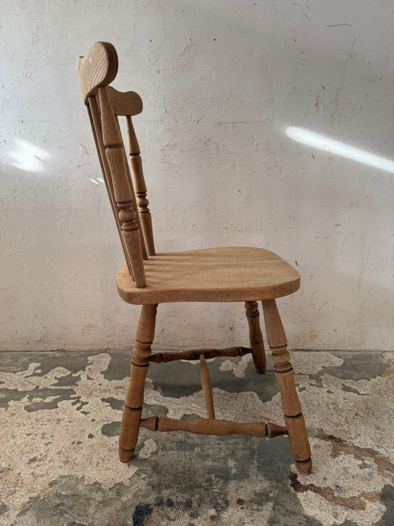 ビンテージ　ダイニングチェア　カフェチェア　剥離加工　no1