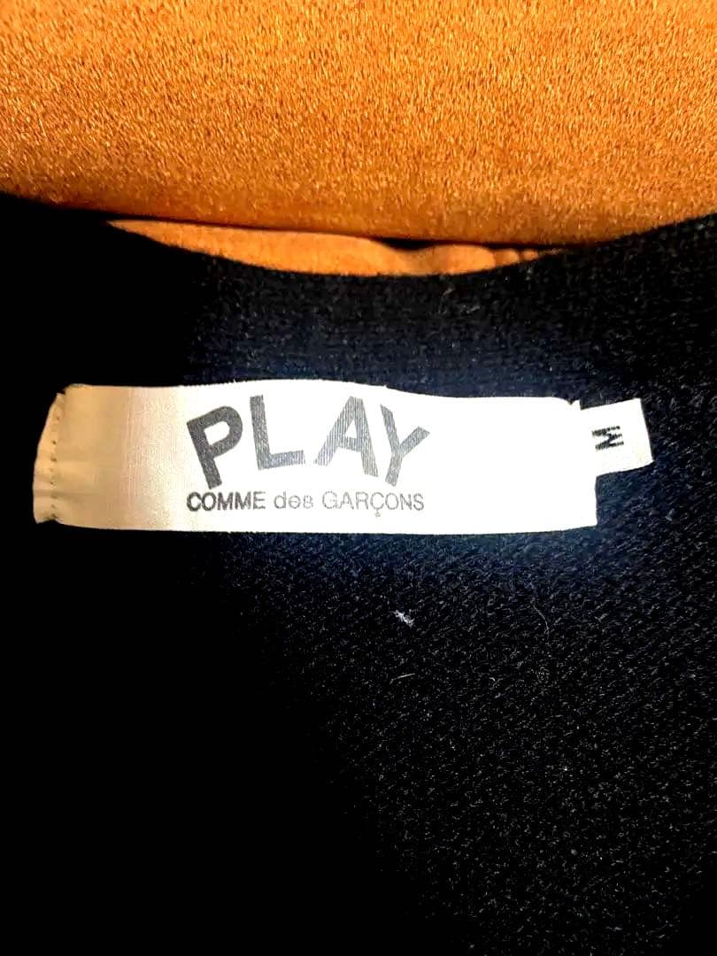 PLAY COMME des GARÇONS ブラックカーディガン M