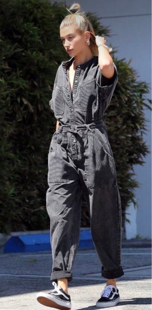 Hailey Bieber着用 ISABEL MARANT オーバーサイズサロペ