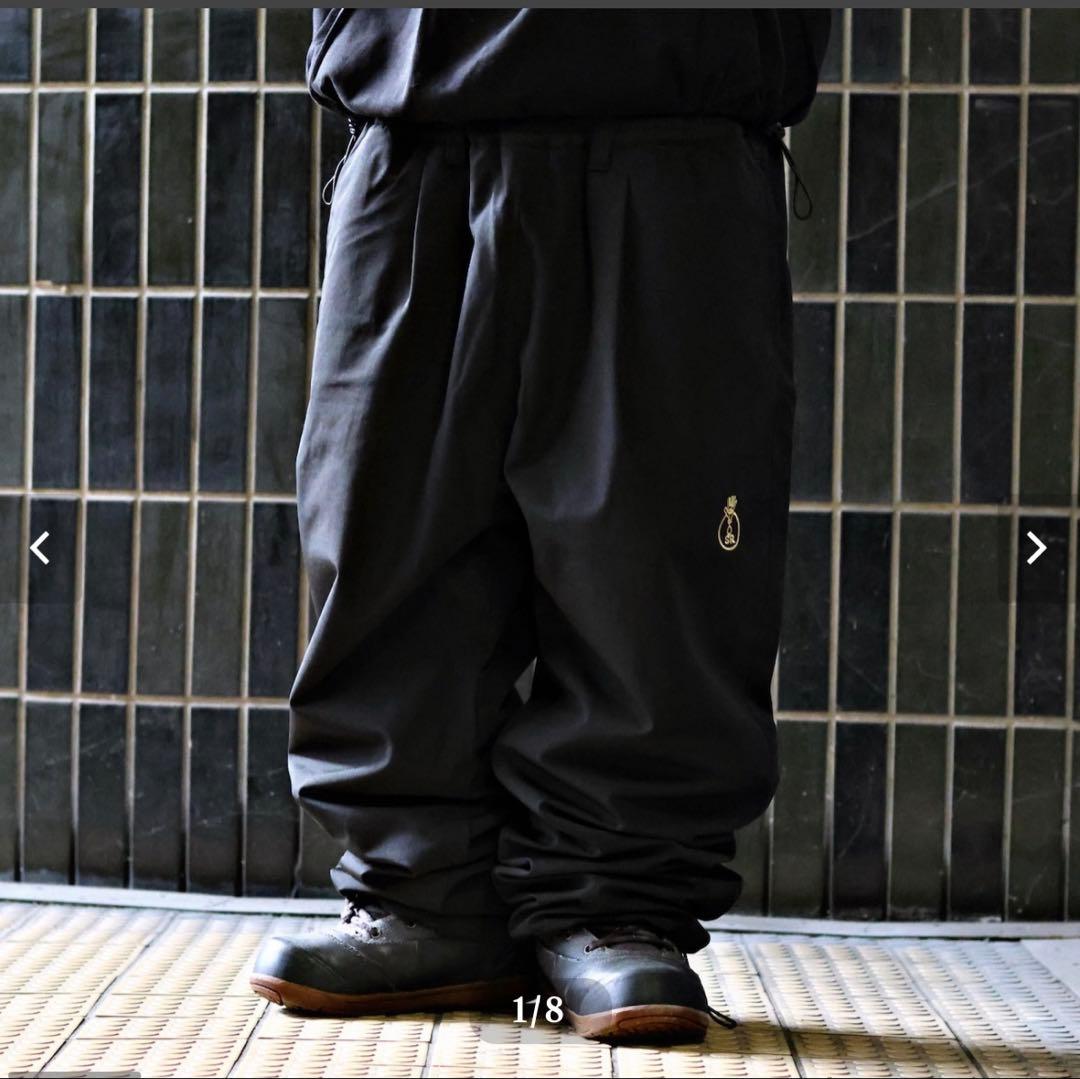 simianring N　 ブラック スノーボードパンツ