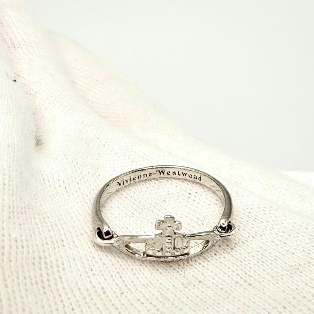 美品 希少 ヴィヴィアンウエストウッド オーブ シルバーリング S 11～12号