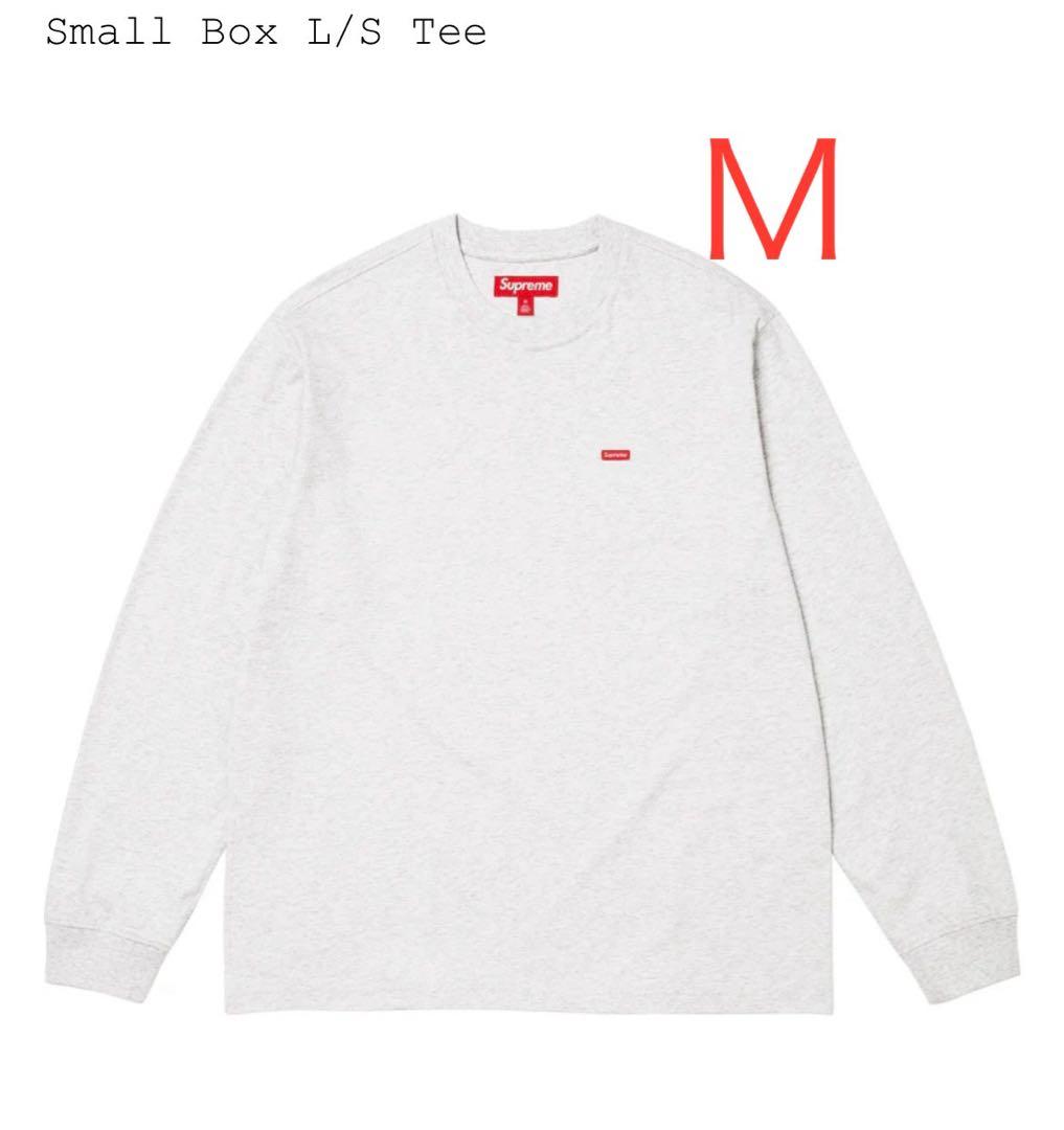 トップス Supreme Small Box L/S Tee Ash Grey