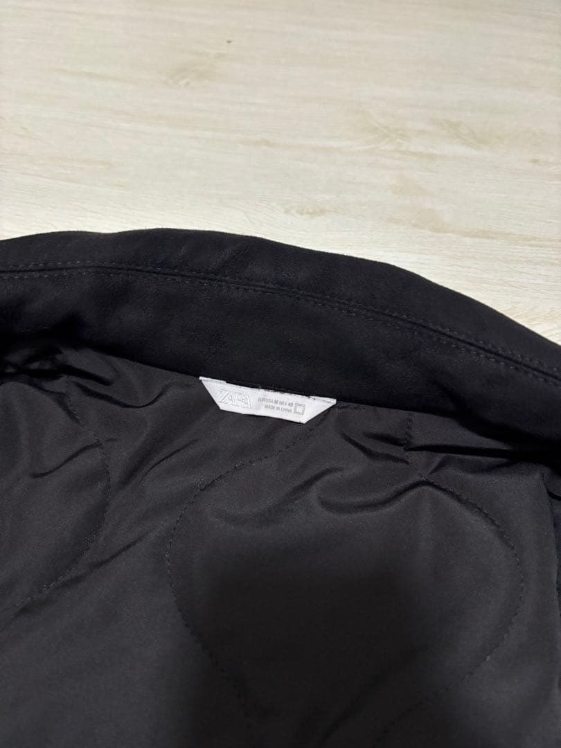 ZARA フェイクスエードキルティングジャケット　M