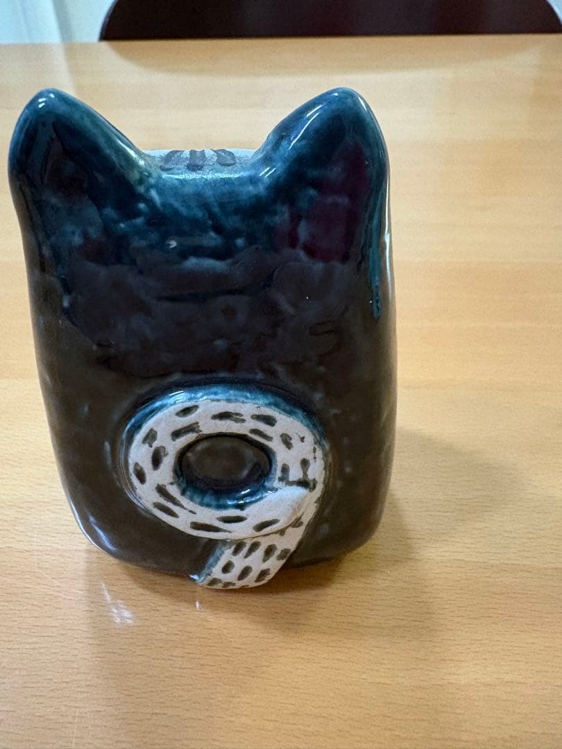 リサラーソン　小さな猫　ネコ　ねこ　liten katt ブルーグリーン