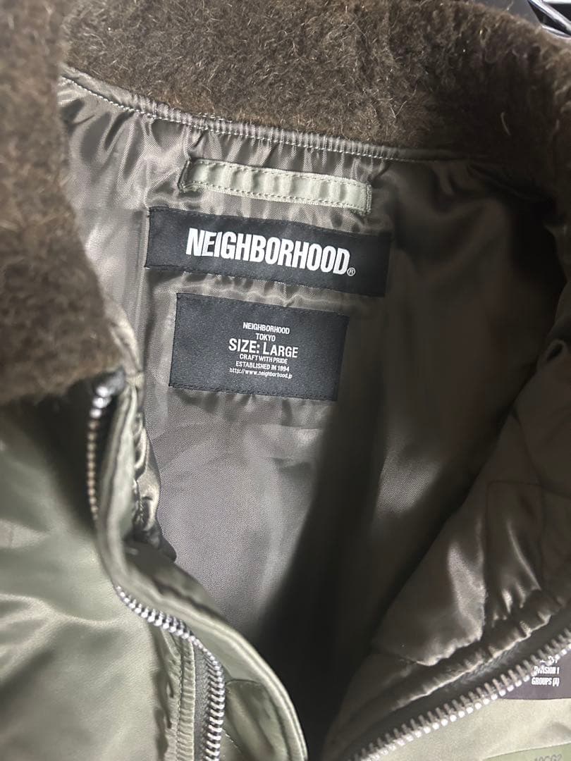 ネイバーフッド B-15D/N-JKT フライトジャケット　L