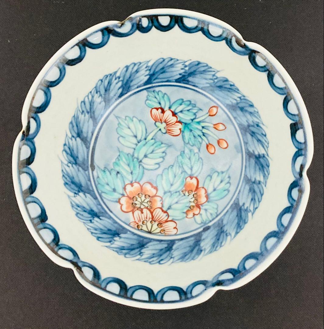 佐藤走波（六代）染錦桜文　深鉢