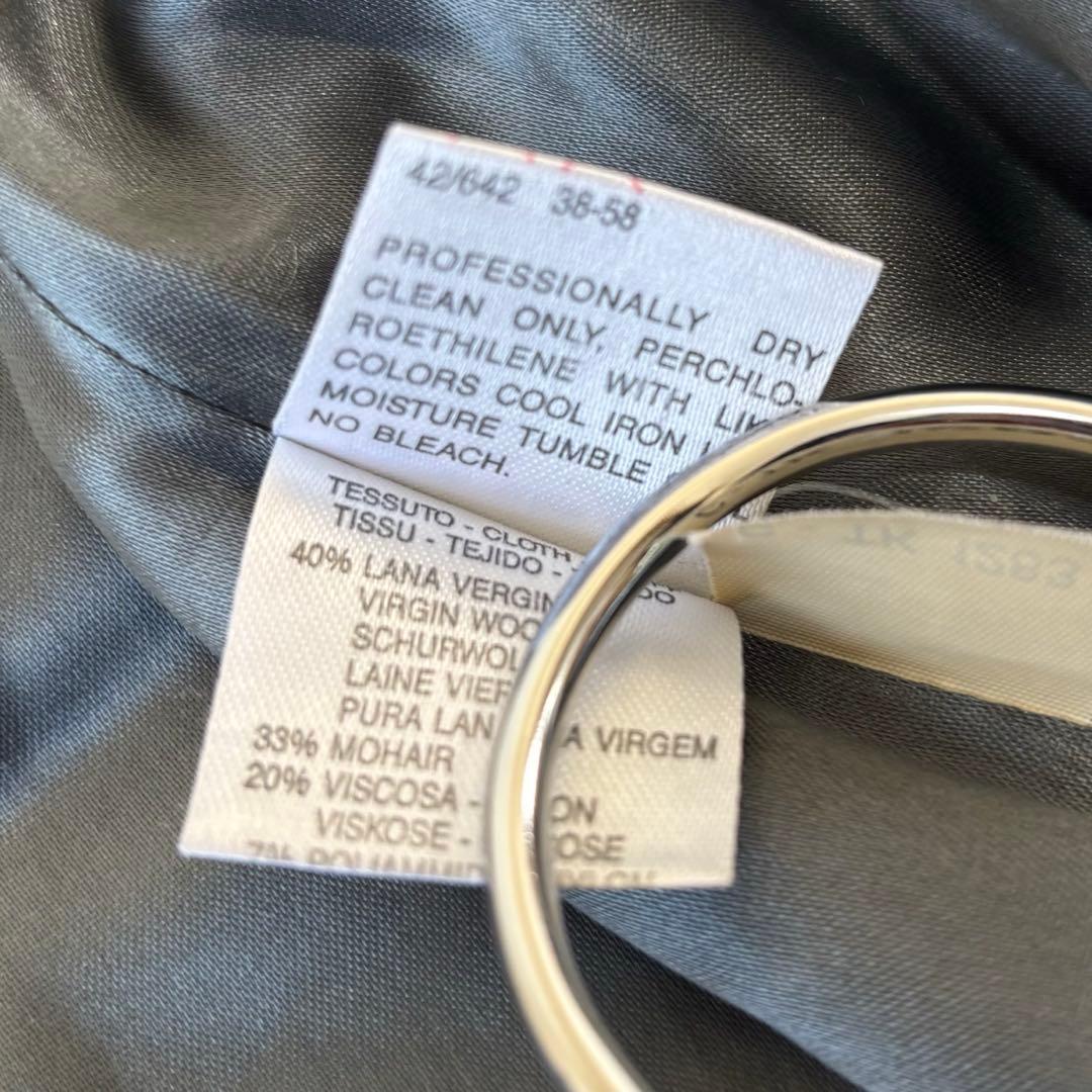 MARELLA✨チェスターコート　モヘヤウール　ボア　テディベアM ダークグレー