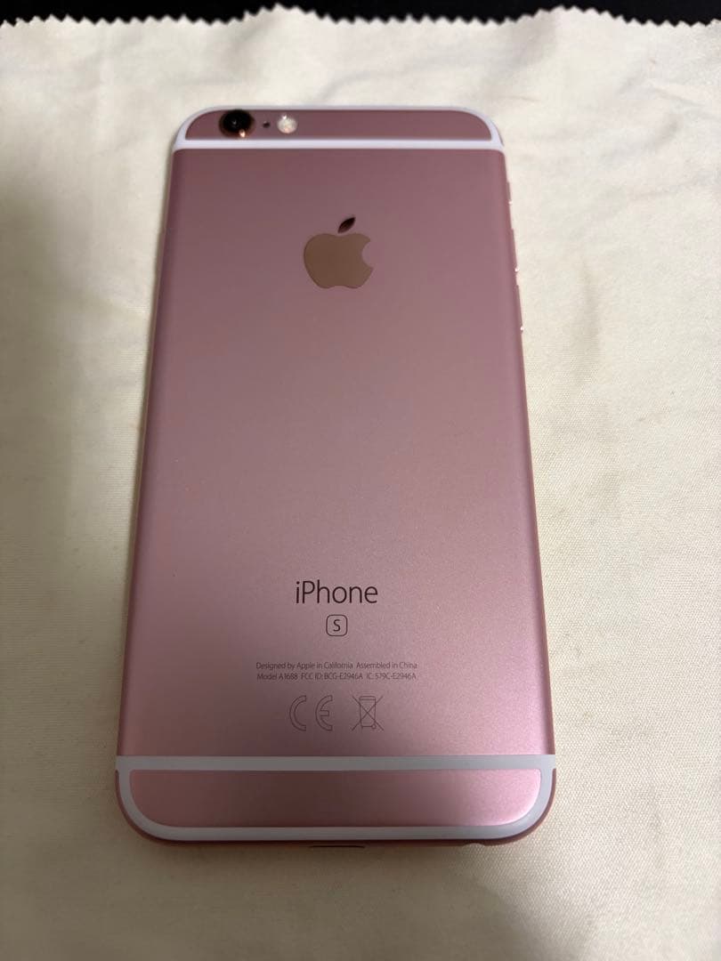 【美品】Apple iPhone6s ローズゴールド本体 32GB