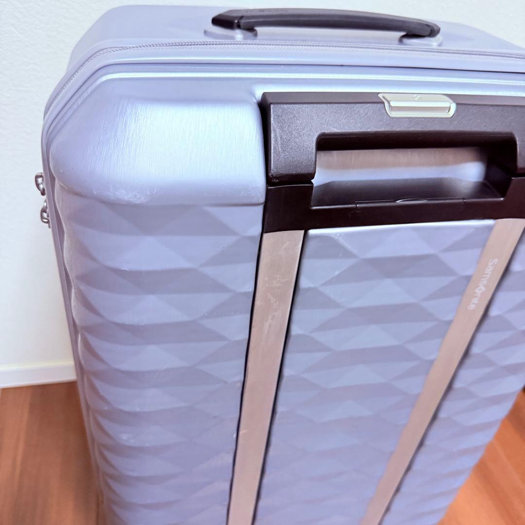 希少 サムソナイト スーツケース ポリゴン スピナー 61/22シルバー 50L